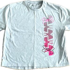 Under Armour Big Girls XL Grey Short sleeve shirt